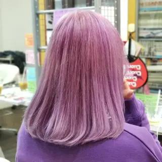 ミディアム カラー 植田 /エクステ /ブリーチ/髪質改善のヘアスタイル