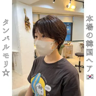 ショート 本場の韓国ヘア 🇰🇷チ・ヨンジュのヘアスタイル