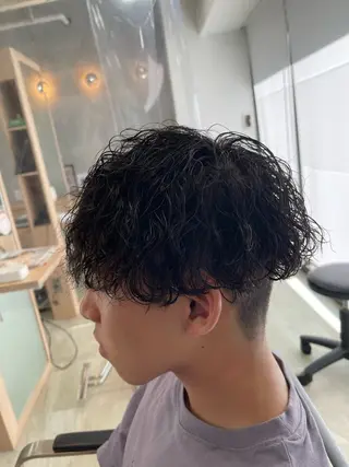 パーマ メンズ 🫧似合わせカット 立川TOSHIKIのヘアスタイル