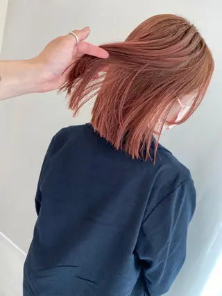 ミディアム カラー シャドールーツ美容師 篠原康太のヘアスタイル