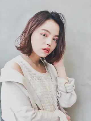 カラー ショート・ボブ 徳竹淳一のヘアスタイル