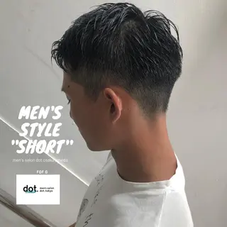 ショート メンズ CLUTCH天王寺 西藤遥河のヘアスタイル