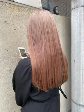 ロング カラー ブリーチ指名 NO1🌈SAKIのヘアスタイル