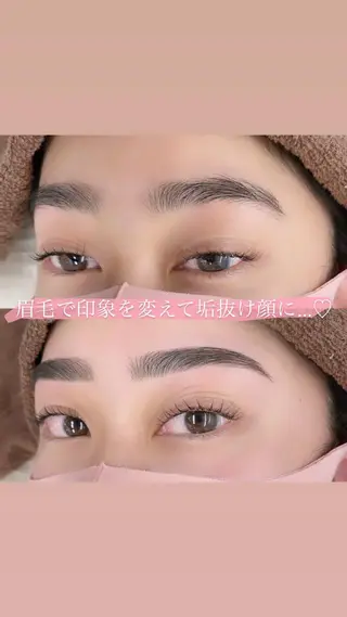 パーマ メンズ アイブロウ BEIGE 金山 🌹RUKAのマツエク・マツパデザイン