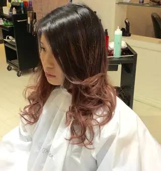 ロング カラー 山本 将史のヘアスタイル