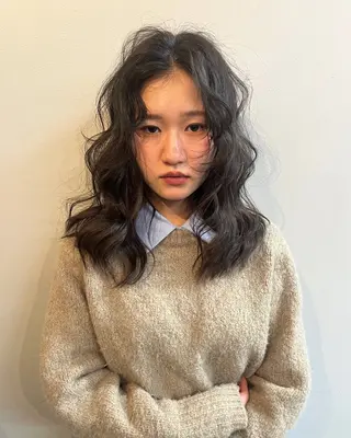 セミロング カラー ボブカット Niina🩰のヘアスタイル