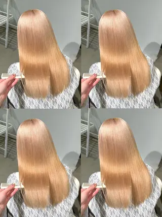 ロング カラー 🌻名古屋🌻 🫧ハイトーン🫧のヘアスタイル