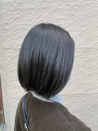 ショート カラー ボブ/インナーカラー ショート/佐野祥子のヘアスタイル
