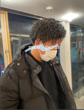 ショート パーマ メンズ 🍊mai🍊 似合わせパーマのヘアスタイル