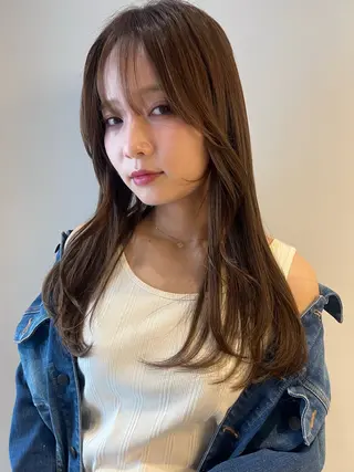 ロング loe平尾山荘店所属・梅本 有希のヘアスタイル