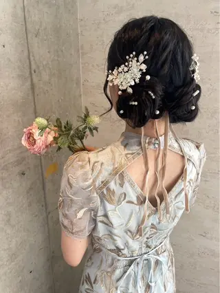 ロング ヘアアレンジ Reve  resort所属・美髪× ヘアセット✨Araiのヘアスタイル