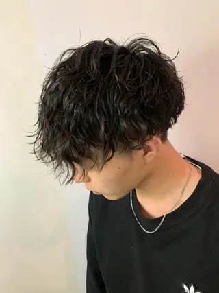 パーマ プレミアムバーバー新宿店所属・新宿駅近！ 💈口コミ多数✨のヘアスタイル