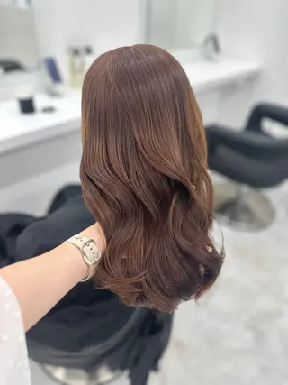 ロング カラー パーマ ヘアアレンジ メンズ キッズ ♥️韓国ヘア レイヤー♥️ゆりのヘアスタイル