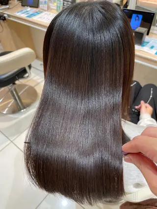 ミディアム 縮毛矯正、髪質改善／ 松田 龍之介のヘアスタイル