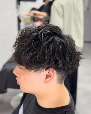 メンズ 遠藤 健登のヘアスタイル
