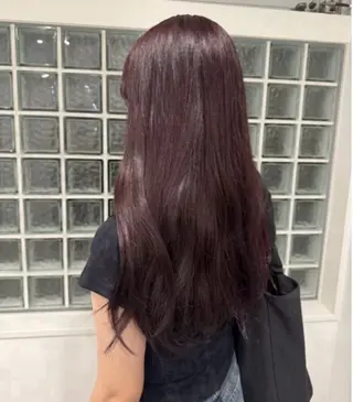 ロング miku/ラベンダー 透明感カラー🪻❤︎のヘアスタイル