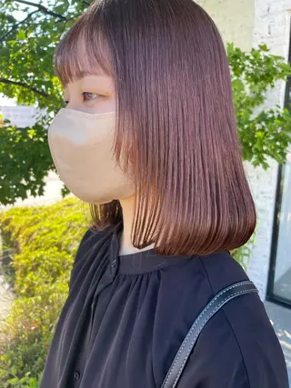 セミロング 🌈トップデザイナー 金沢駅近nanamiのヘアスタイル