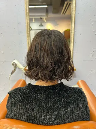 ショート パーマ 古澤 咲来のヘアスタイル