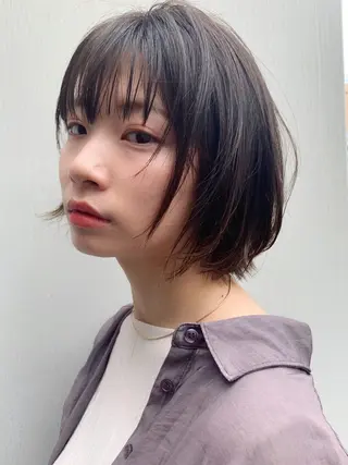 ショート カラー パーマ ヘアアレンジ メンズ キッズ ネイル マツエク・マツパ SALOWIN梅田茶屋町店所属・ウルフレイヤーカット /チヒロのヘアスタイル