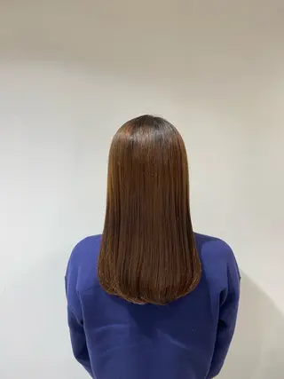 ロング 🦋‪ハイトーンカラ ー🦋‪熊田 史織のヘアスタイル