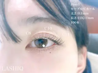 マツエク・マツパ LASHIQ南堀江 奥優美のマツエク・マツパデザイン