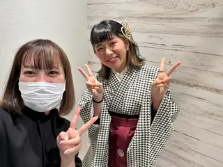 ロング カラー 髪質改善/縮毛矯正 ツヤ髪🩷さつきのヘアスタイル