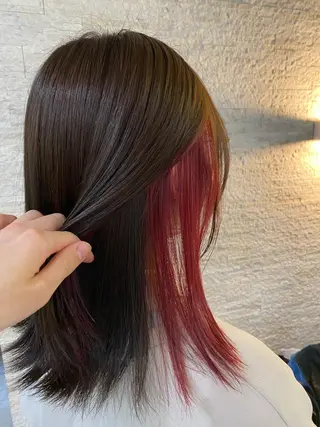 ミディアム カラー Agu hair TENOE大宮氷川参道店所属・☀️透明感艶感カラー 増田魁土☀️のヘアスタイル