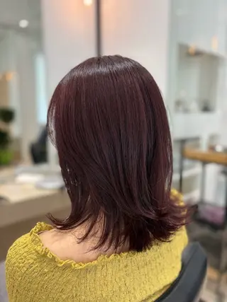 カラー ヘアアレンジ liage越谷店所属・liage ܀ꕤ୭* ちばかつら𖦞のヘアスタイル