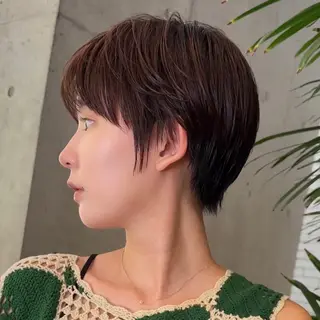 ショート 岸本 理希のヘアスタイル