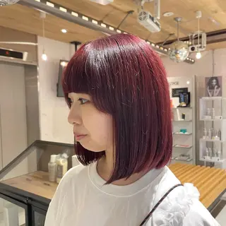 ミディアム カラー lunty miichiのヘアスタイル