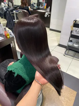 ロング カラー hina☺︎ 髪質改善/ストレートのヘアスタイル