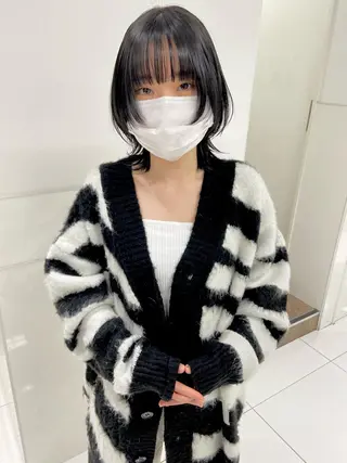 ミディアム Amelie所属・Amelie yunのヘアスタイル