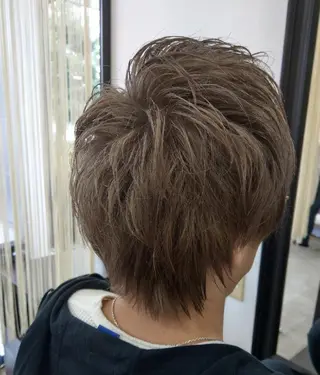 ショート メンズ カラー Add9 柳田健登のヘアスタイル