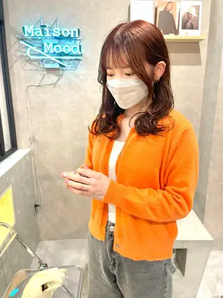 カラー 杉森 蘭琉のヘアスタイル