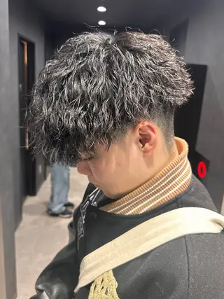 ショート パーマ メンズ 【メンズサロン】 BLUCK 横浜のヘアスタイル