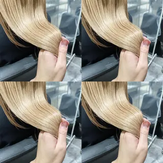 セミロング カラー 竹内啓太 ボブのヘアスタイル