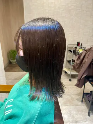 セミロング 🍭透明感カラー 志賀拓海🍬🌈のヘアスタイル