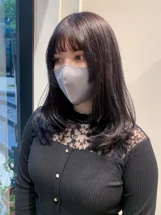 セミロング カラー ヘアアレンジ yuka .のヘアスタイル