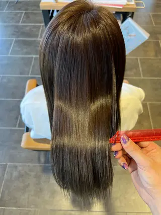 ロング カラー ツヤ髪の匠/髪質改善 山本晃太のヘアスタイル