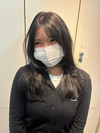 ロング カラー メンズ シールエクステ🎀 羽エクステ🌙しぇるのヘアスタイル