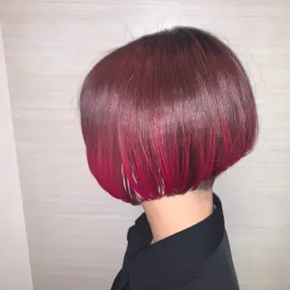 ショート カラー MESSA Raffinato所属・岩永 知衣のヘアスタイル