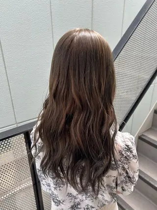 ロング カラー 縮毛•ハイトーン Runaのヘアスタイル