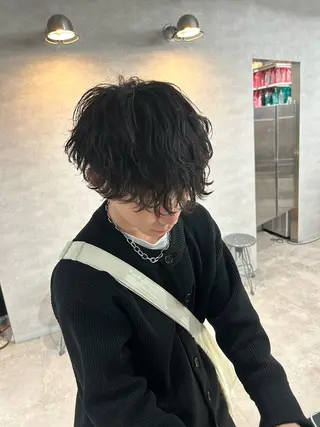 パーマ メンズ 🐺森 雄飛/メンズ 韓国ヘアのヘアスタイル