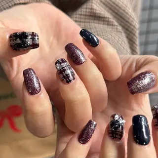 ミディアム 小川 柚香のネイルデザイン