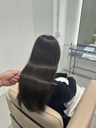 セミロング カラー 宗近 拓磨のヘアスタイル