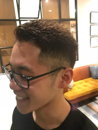 メンズ ハニーバイ コードのヘアスタイル