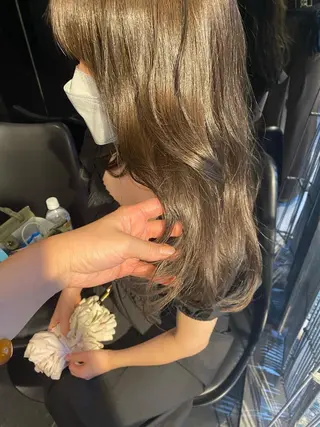 ロング 大橋 美咲のヘアスタイル