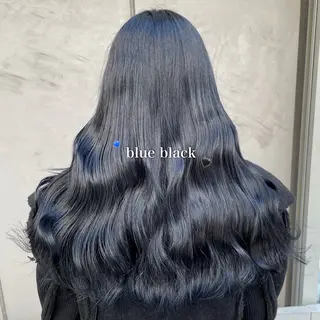 ロング カラー 韓国っぽ♡寒色/暗髪 🫧MOEKA🦋のヘアスタイル