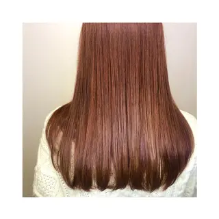 ロング カラー ヘアアレンジ やました りなのヘアスタイル