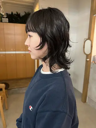 ミディアム パーマ lelu所属・lelu / 佐々木のヘアスタイル